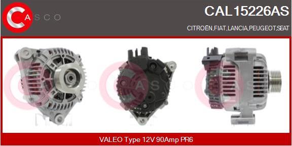 Casco CAL15226AS - Alternatore autozon.pro