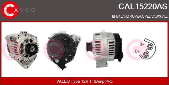 Casco CAL15220AS - Alternatore autozon.pro