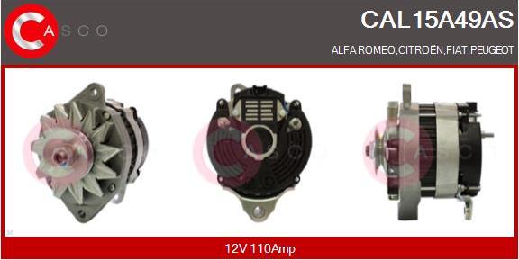 Casco CAL15A49AS - Alternatore autozon.pro