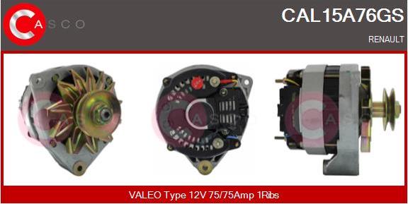 Casco CAL15A76GS - Alternatore autozon.pro