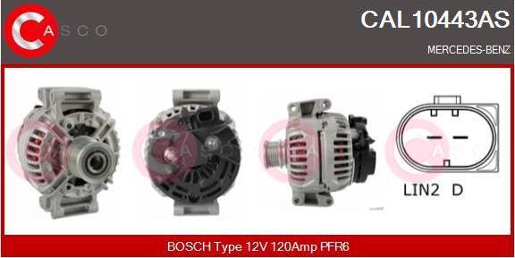 Casco CAL10443AS - Alternatore autozon.pro