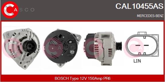 Casco CAL10455AS - Alternatore autozon.pro