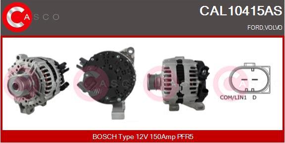 Casco CAL10415AS - Alternatore autozon.pro