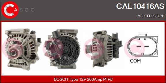 Casco CAL10416AS - Alternatore autozon.pro