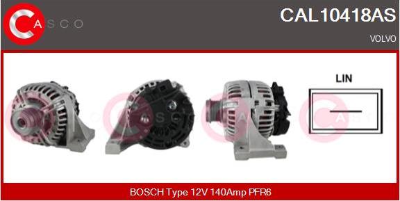 Casco CAL10418AS - Alternatore autozon.pro