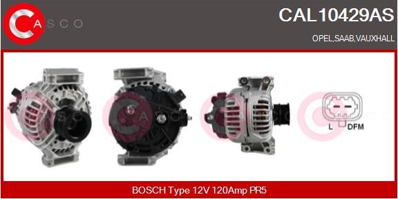 Casco CAL10429AS - Alternatore autozon.pro