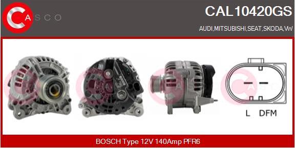 Casco CAL10420GS - Alternatore autozon.pro