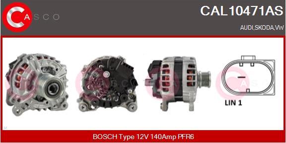 Casco CAL10471AS - Alternatore autozon.pro