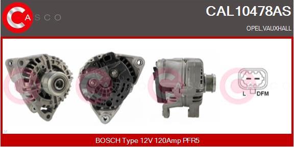 Casco CAL10478AS - Alternatore autozon.pro