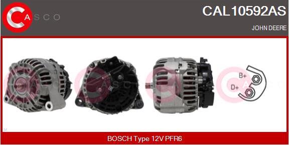 Casco CAL10592AS - Alternatore autozon.pro