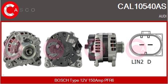 Casco CAL10540AS - Alternatore autozon.pro