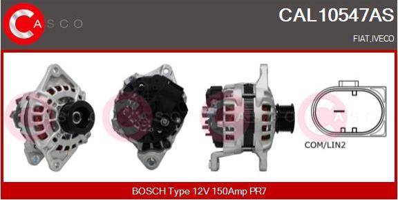 Casco CAL10547AS - Alternatore autozon.pro