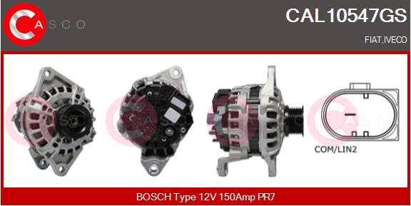 Casco CAL10547GS - Alternatore autozon.pro