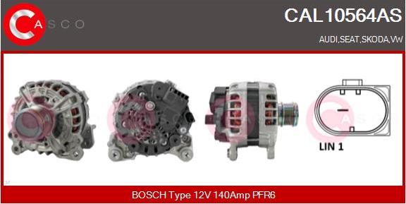 Casco CAL10564AS - Alternatore autozon.pro