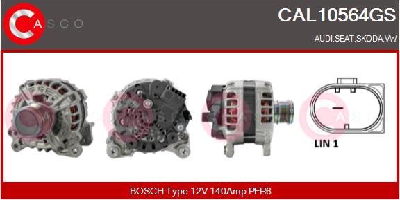 Casco CAL10564GS - Alternatore autozon.pro