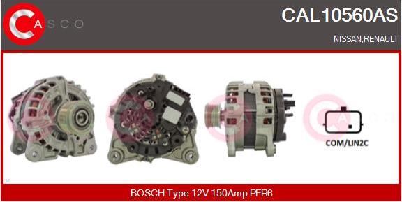 Casco CAL10560AS - Alternatore autozon.pro