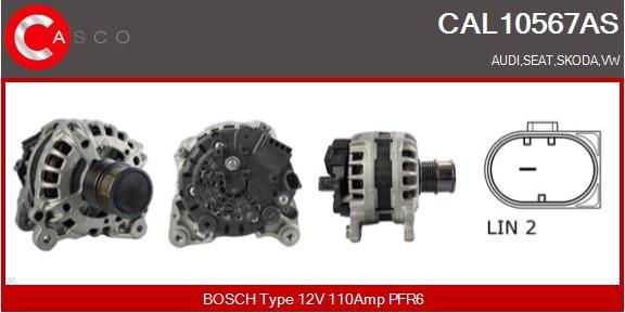 Casco CAL10567AS - Alternatore autozon.pro