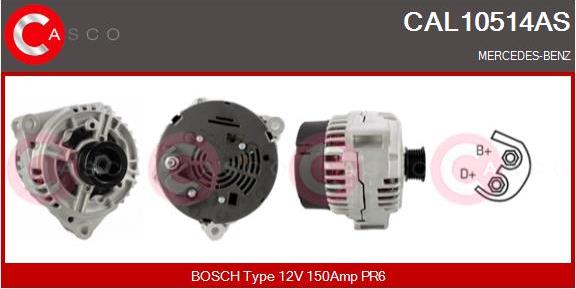 Casco CAL10514AS - Alternatore autozon.pro