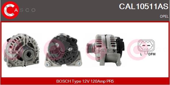 Casco CAL10511AS - Alternatore autozon.pro