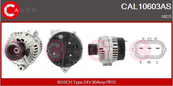 Casco CAL10603AS - Alternatore autozon.pro