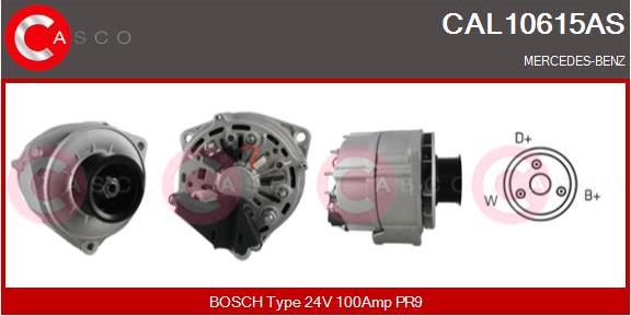 Casco CAL10615AS - Alternatore autozon.pro