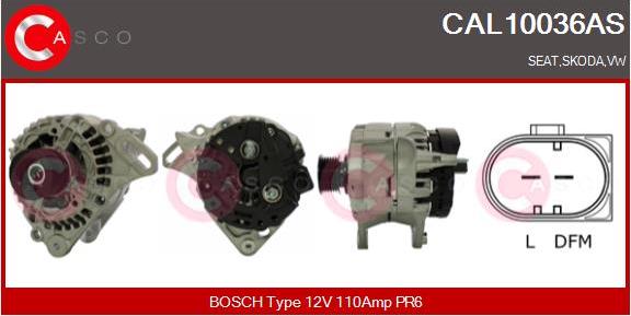 Casco CAL10036AS - Alternatore autozon.pro