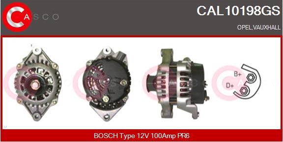 Casco CAL10198GS - Alternatore autozon.pro