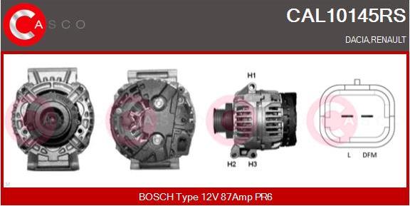 Casco CAL10145RS - Alternatore autozon.pro