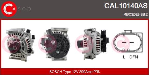 Casco CAL10140AS - Alternatore autozon.pro