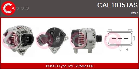 Casco CAL10151AS - Alternatore autozon.pro