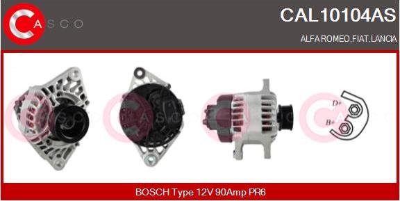 Casco CAL10104AS - Alternatore autozon.pro