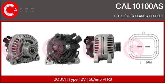 Casco CAL10100AS - Alternatore autozon.pro