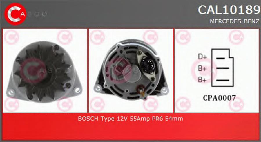 Casco CAL10189 - Alternatore autozon.pro