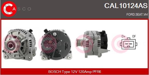 Casco CAL10124AS - Alternatore autozon.pro