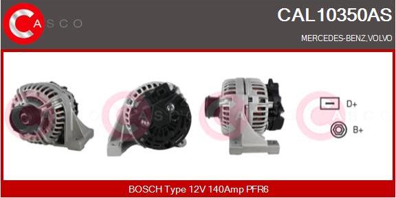 Casco CAL10350AS - Alternatore autozon.pro