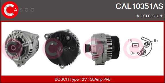 Casco CAL10351AS - Alternatore autozon.pro