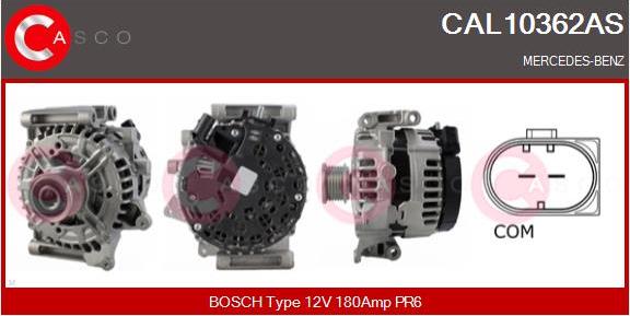 Casco CAL10362AS - Alternatore autozon.pro