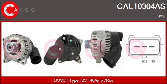 Casco CAL10304AS - Alternatore autozon.pro