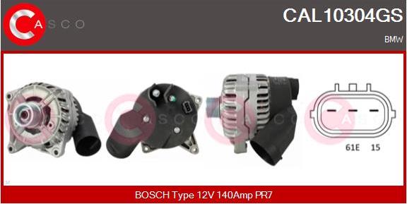 Casco CAL10304GS - Alternatore autozon.pro