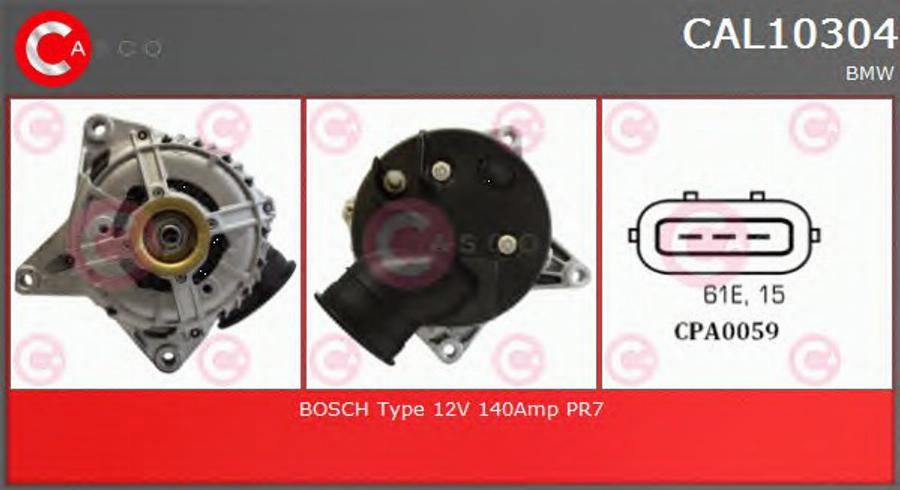 Casco CAL10304 - Alternatore autozon.pro