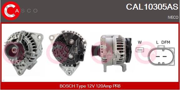 Casco CAL10305AS - Alternatore autozon.pro