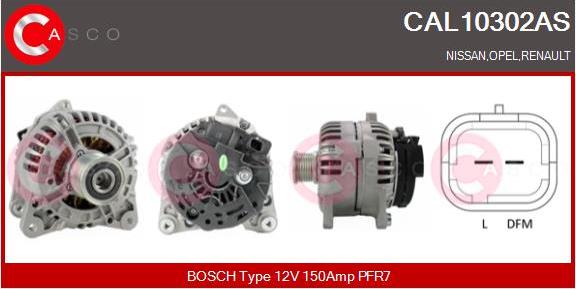 Casco CAL10302AS - Alternatore autozon.pro