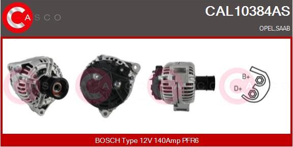 Casco CAL10384AS - Alternatore autozon.pro