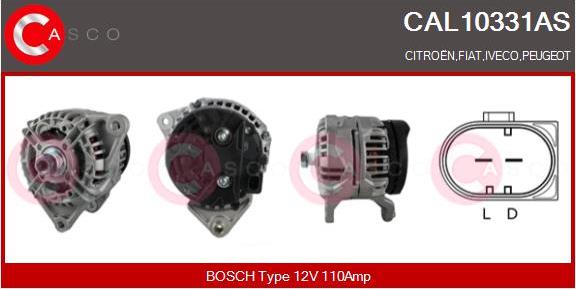 Casco CAL10331AS - Alternatore autozon.pro