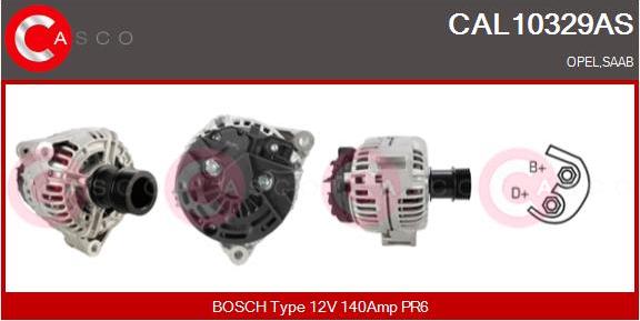 Casco CAL10329AS - Alternatore autozon.pro