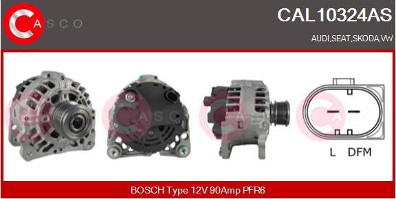 Casco CAL10324AS - Alternatore autozon.pro