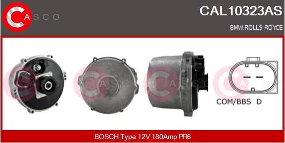 Casco CAL10323AS - Alternatore autozon.pro