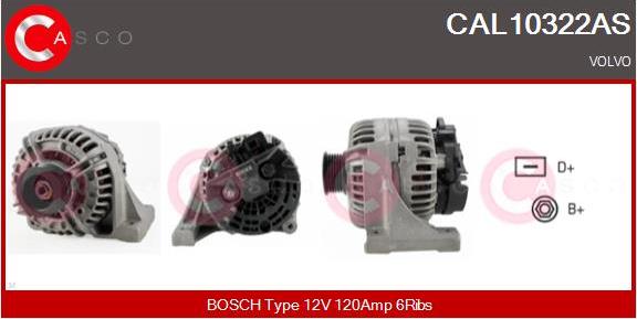 Casco CAL10322AS - Alternatore autozon.pro