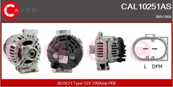 Casco CAL10251AS - Alternatore autozon.pro