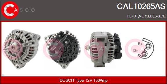 Casco CAL10265AS - Alternatore autozon.pro